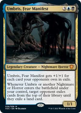 Umbris, Fear Manifest 38 card from Commander: Innistrad: Crimson Vow