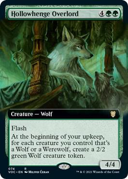 Hollowhenge Overlord (Extended Art) 74 card from Commander: Innistrad: Crimson Vow