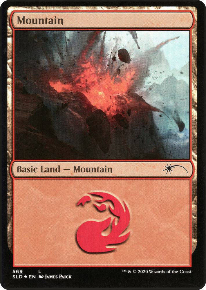 Mountain 569 card from Secret Lair Drop Series