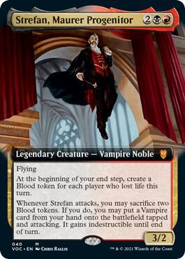 Strefan, Maurer Progenitor (Extended Art) 40 card from Commander: Innistrad: Crimson Vow