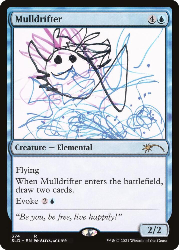 Mulldrifter 374 card from Secret Lair Drop Series