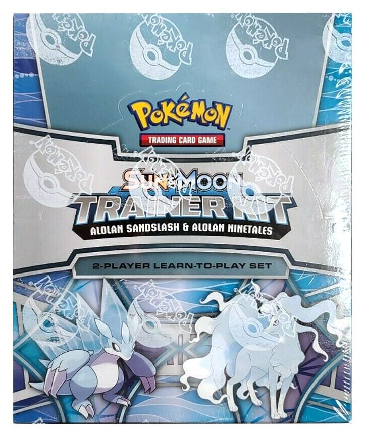 Sun & Moon Trainer Kit: Alolan Sandslash & Alolan Ninetales Display card from SM Trainer Kit: Alolan Sandslash & Alolan Ninetales