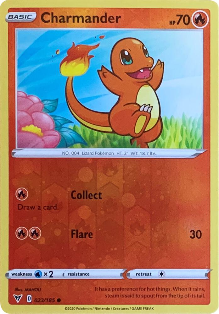 Charmander (Reverse Cosmos Holo) 023/185 card from Miscellaneous Cards & Products
