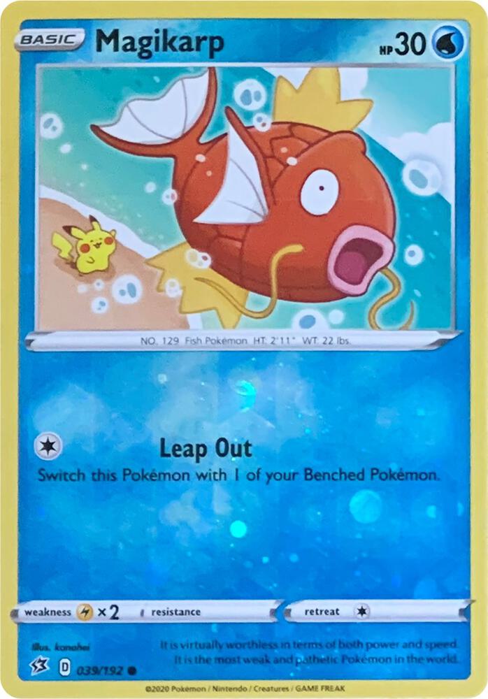 Magikarp (Reverse Cosmos Holo) 039/192 card from Miscellaneous Cards & Products