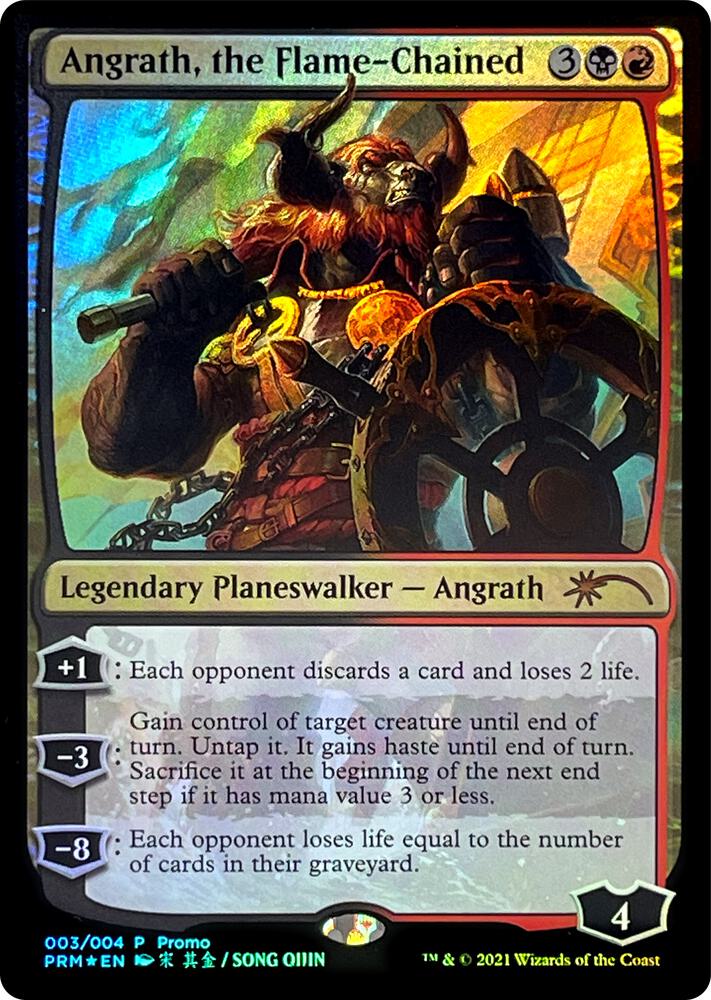 Angrath, the Flame-Chained 3 card from Unique and Miscellaneous Promos