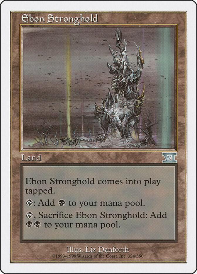 Ebon Stronghold 324 card from Classic Sixth Edition