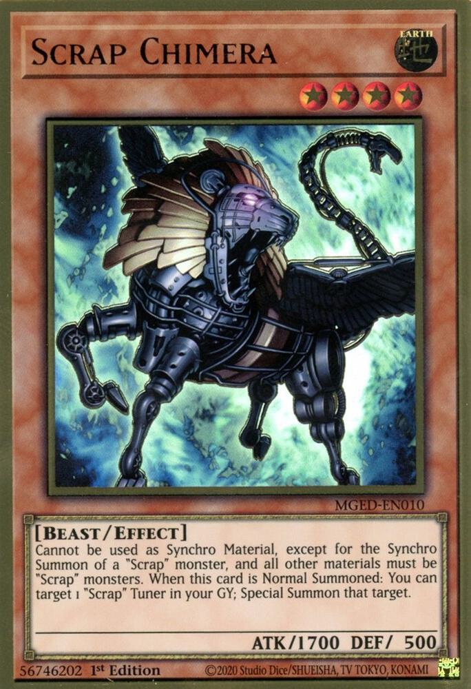 Scrap Chimera MGED-EN010 card from Maximum Gold: El Dorado