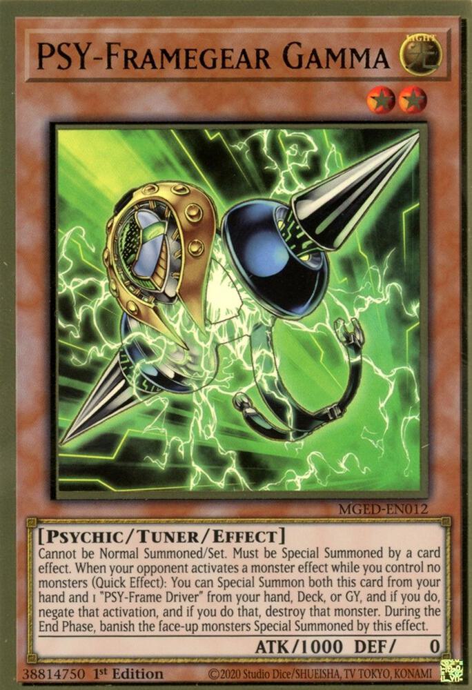 PSY-Framegear Gamma MGED-EN012 card from Maximum Gold: El Dorado