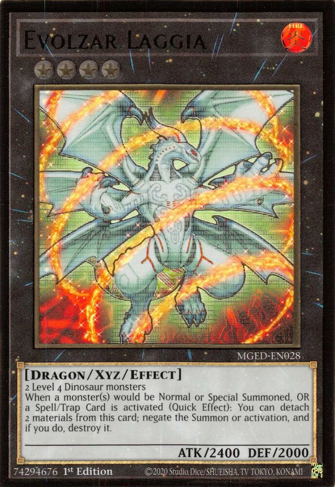 Evolzar Laggia MGED-EN028 card from Maximum Gold: El Dorado