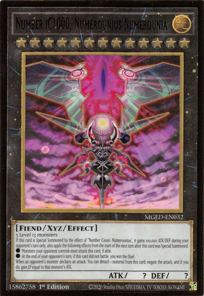 Number iC1000: Numerounius Numerounia MGED-EN032 card from Maximum Gold: El Dorado