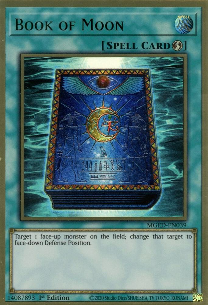 Book of Moon MGED-EN039 card from Maximum Gold: El Dorado