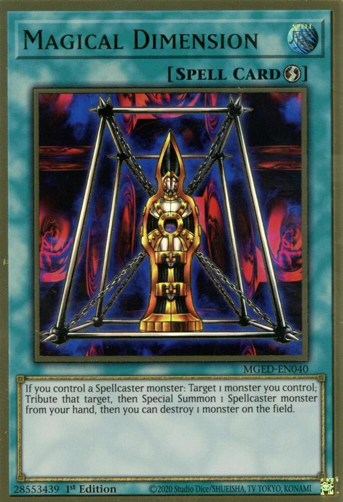 Magical Dimension MGED-EN040 card from Maximum Gold: El Dorado