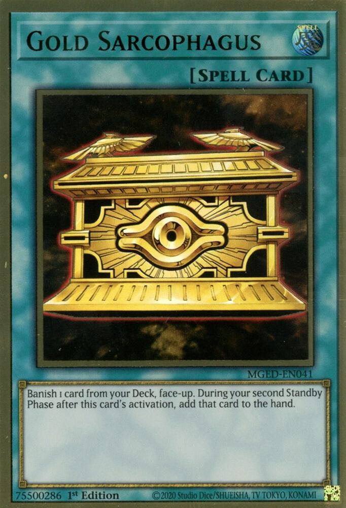 Gold Sarcophagus MGED-EN041 card from Maximum Gold: El Dorado