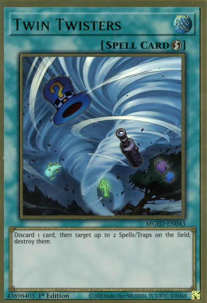 Twin Twisters MGED-EN043 card from Maximum Gold: El Dorado
