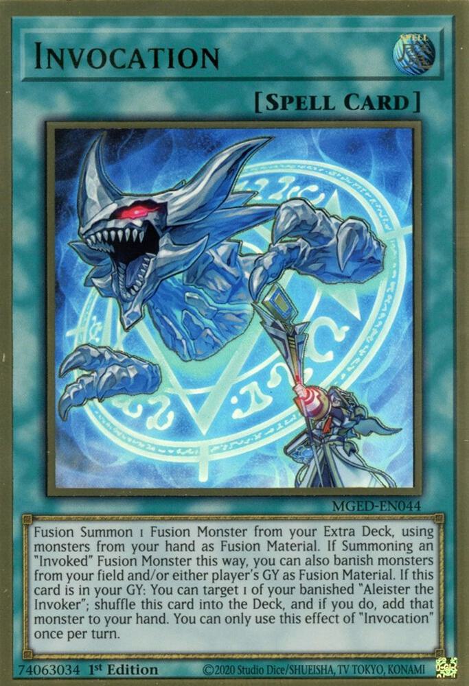 Invocation MGED-EN044 card from Maximum Gold: El Dorado