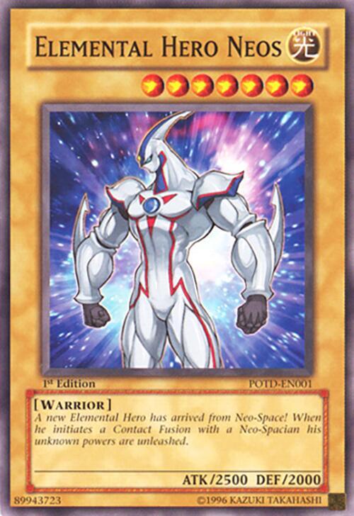 Elemental Hero Neos POTD-EN001 card from Power of the Duelist