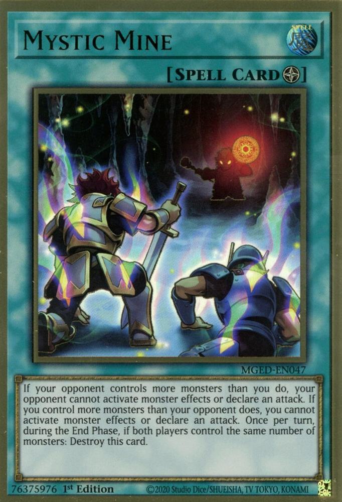 Mystic Mine MGED-EN047 card from Maximum Gold: El Dorado