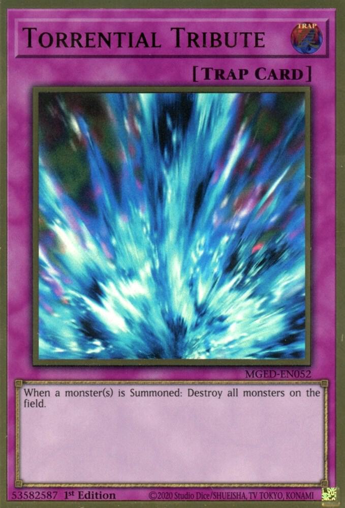 Torrential Tribute MGED-EN052 card from Maximum Gold: El Dorado