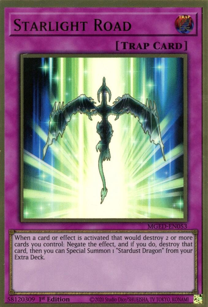 Starlight Road MGED-EN053 card from Maximum Gold: El Dorado
