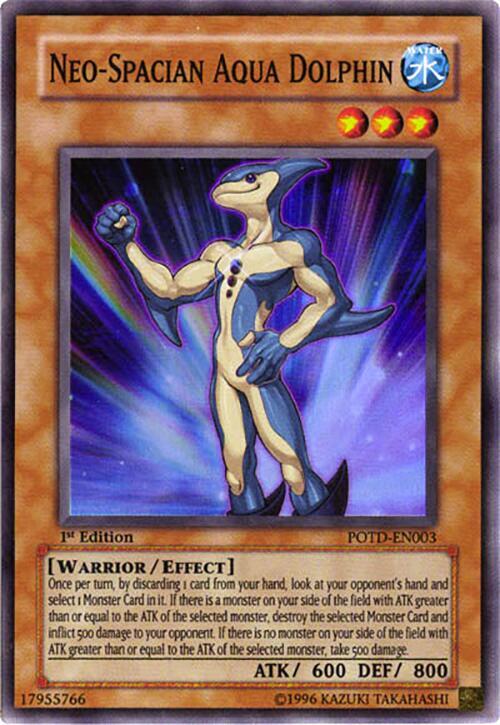Neo-Spacian Aqua Dolphin POTD-EN003 card from Power of the Duelist