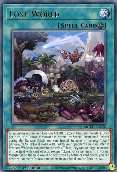 Lost World MGED-EN058 card from Maximum Gold: El Dorado