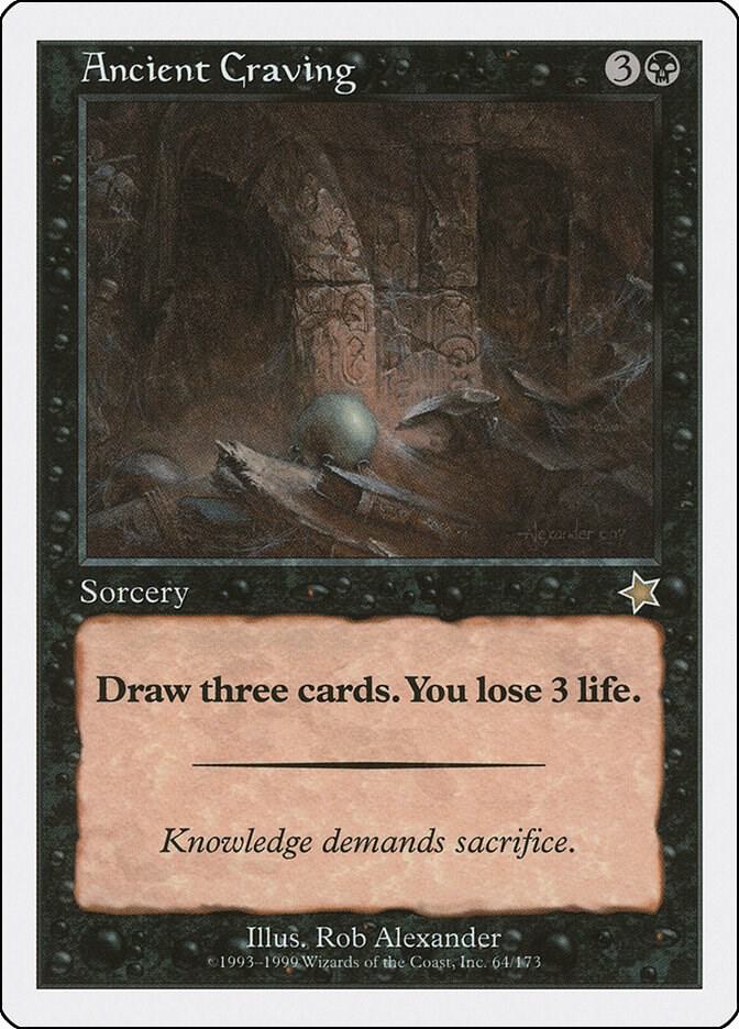 Ancient Craving 64 card from Starter 1999