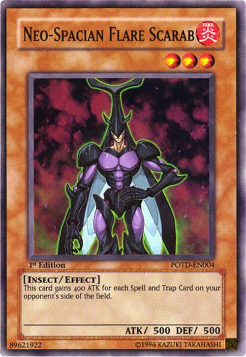 Neo-Spacian Flare Scarab POTD-EN004 card from Power of the Duelist