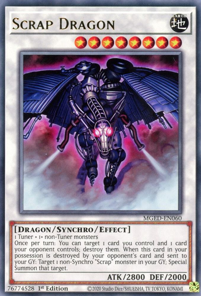 Scrap Dragon MGED-EN060 card from Maximum Gold: El Dorado