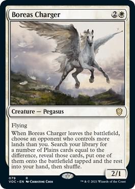 Boreas Charger 79 card from Commander: Innistrad: Crimson Vow
