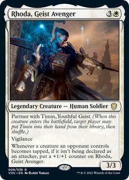 Rhoda, Geist Avenger 8 card from Commander: Innistrad: Crimson Vow