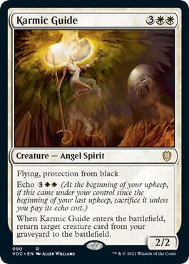 Karmic Guide 90 card from Commander: Innistrad: Crimson Vow