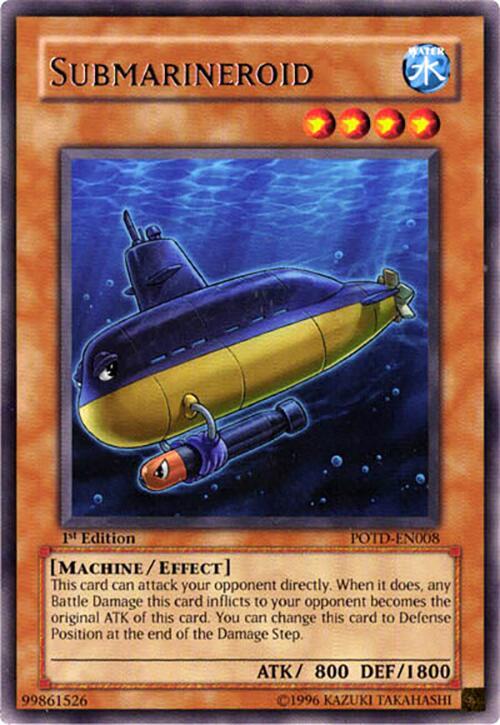 Submarineroid POTD-EN008 card from Power of the Duelist