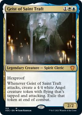 Geist of Saint Traft 155 card from Commander: Innistrad: Crimson Vow