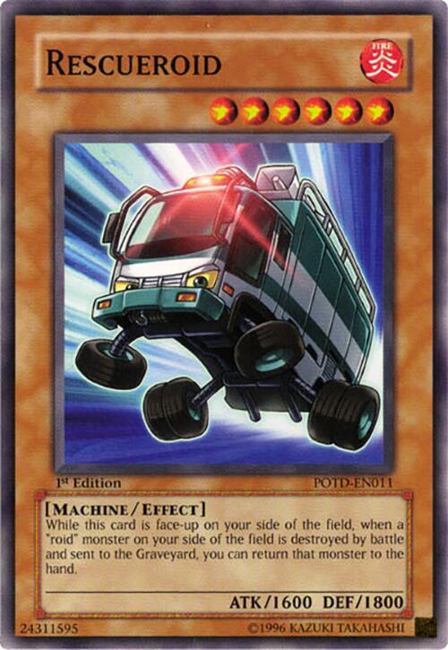 Rescueroid POTD-EN011 card from Power of the Duelist