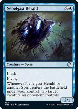 Nebelgast Herald 109 card from Commander: Innistrad: Crimson Vow
