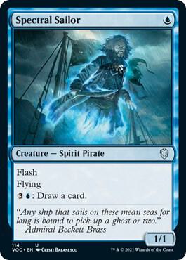 Spectral Sailor 114 card from Commander: Innistrad: Crimson Vow