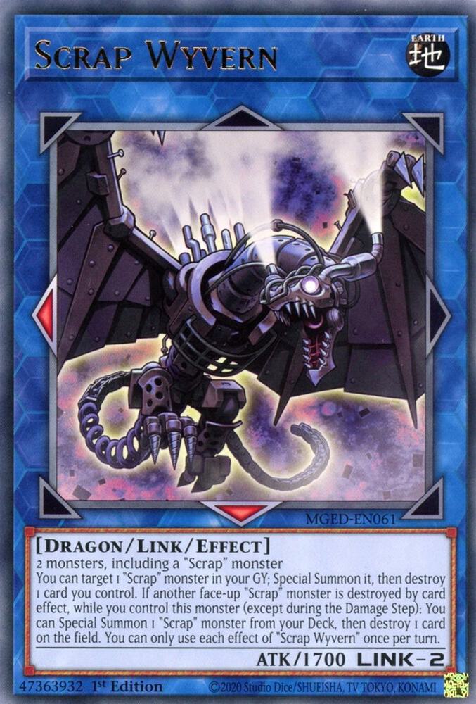 Scrap Wyvern MGED-EN061 card from Maximum Gold: El Dorado