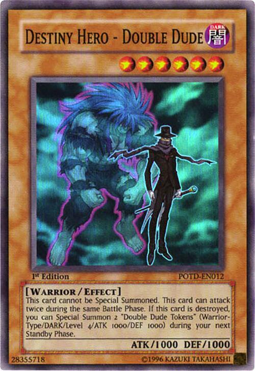 Destiny Hero - Double Dude POTD-EN012 card from Power of the Duelist
