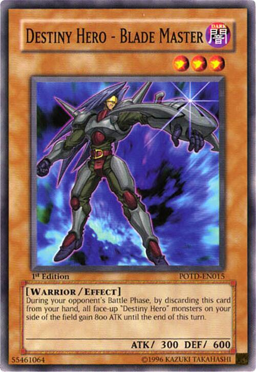 Destiny Hero - Blade Master POTD-EN015 card from Power of the Duelist