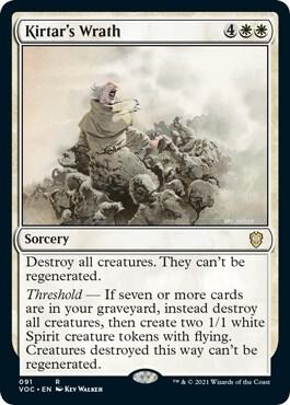 Kirtar's Wrath 91 card from Commander: Innistrad: Crimson Vow