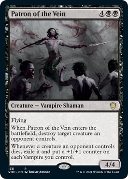 Patron of the Vein 135 card from Commander: Innistrad: Crimson Vow