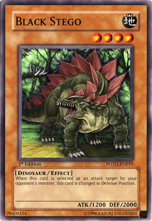 Black Stego POTD-EN019 card from Power of the Duelist