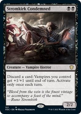 Stromkirk Condemned 137 card from Commander: Innistrad: Crimson Vow