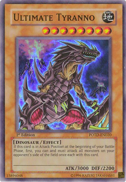 Ultimate Tyranno POTD-EN020 card from Power of the Duelist