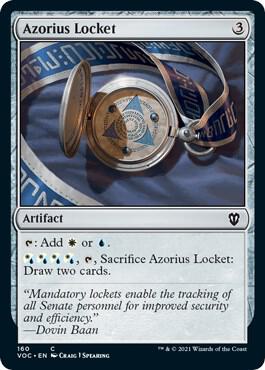 Azorius Locket 160 card from Commander: Innistrad: Crimson Vow