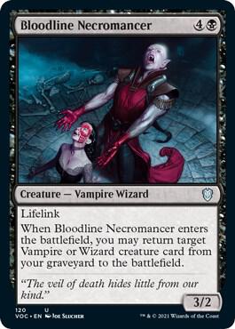 Bloodline Necromancer 120 card from Commander: Innistrad: Crimson Vow