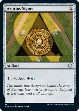Azorius Signet 161 card from Commander: Innistrad: Crimson Vow
