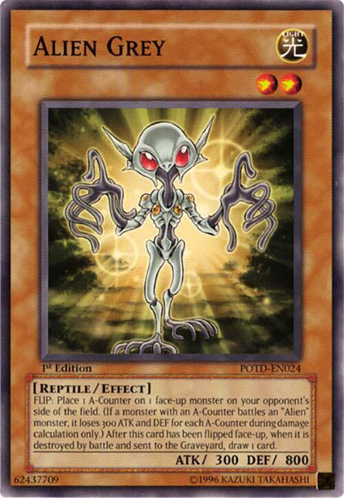 Alien Grey POTD-EN024 card from Power of the Duelist