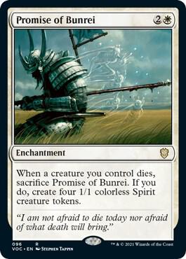 Promise of Bunrei 96 card from Commander: Innistrad: Crimson Vow