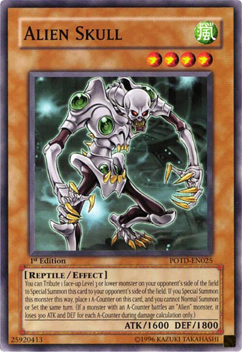 Alien Skull POTD-EN025 card from Power of the Duelist